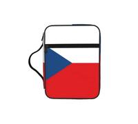 CNTDBU Borsa a tracolla con manici e bandiera della Repubblica Ceca, organizer impermeabile per viaggi in chiesa, portapenne, tablet, diario