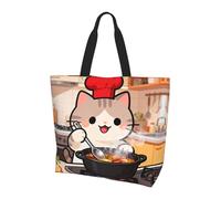 CNTDBU Borsa a tracolla grande da donna, leggera, impermeabile, riutilizzabile, con tasca interna, per lavoro, viaggi
