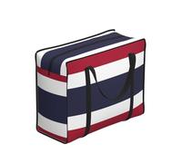 CNTDBU Borsa per la spesa resistente con bandiera della Thailandia, impermeabile, riutilizzabile, con cerniera, borsa pieghevole per viaggi, picnic