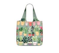 CNTDBU Borsa per la spesa ripiegabile per piante bonsai, leggera, riutilizzabile, per generi alimentari, zaino da viaggio con coulisse, per lavoro e palestra