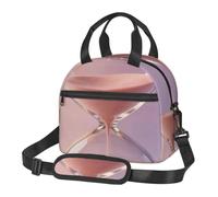 CNTDBU Borsa termica per il pranzo a forma di clessidra a forma di cuore per il lavoro isolata con tracolla regolabile, dispositivo di raffreddamento a tenuta stagna per