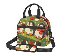 CNTDBU Borsa termica per il pranzo a forma di pinguino per il lavoro, isolata con tracolla regolabile, dispositivo di raffreddamento a tenuta stagna per l'uso quotidiano