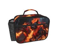 CNTDBU Borsa termica per il pranzo a tre teste con segugio per uomini e donne, borsa termica per lavoro, ufficio, contenitore per il pranzo a tenuta stagna con tasca in rete per cibo