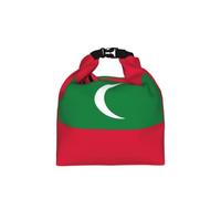 CNTDBU Borsa termica per il pranzo con bandiera delle Maldive, borsa termica da lavoro, con dimensioni regolabili, a prova di perdite, per uso quotidiano