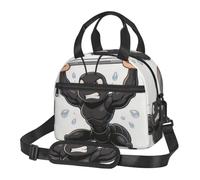 CNTDBU Borsa termica per il pranzo con pesi per il sollevamento delle formiche, borsa termica per alimenti con tracolla regolabile, refrigeratore a tenuta stagna per l'uso quotidiano