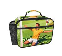 CNTDBU Borsa termica per il pranzo con scivolo al ginocchio, per uomini e donne, borsa termica per lavoro, ufficio, contenitore per il pranzo a tenuta stagna con tasca in rete per cibo