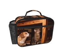 CNTDBU Borsa termica per il pranzo sotto il tavolo, per uomini e donne, borsa termica per lavoro, ufficio, contenitore per il pranzo a tenuta stagna con tasca in rete per alimenti