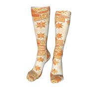 CNTDBU Calzini lunghi da uomo e donna con mandala e stella, 50,8 cm | Morbido elastico traspirante traspirante traspirante non vincolante per Halloween tutti i giorni