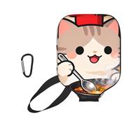 CNTDBU Cat Chef Cooking Pickleball Paddle Cover-Neoprene Paddle Case con Mesh Pocket Moschettone per Borsa Palestra