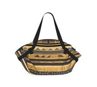 CNTDBU Coperta da picnic 2 in 1 con affreschi faraonici egiziani, pieghevole, impermeabile, tappetino rotondo per spiaggia, parco, borsa da campeggio portatile con tasche portaoggetti per avventure