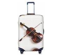 CNTDBU Copertura elastica per valigie con arco per violino e croce, protezione per bagagli da viaggio, resistente ai graffi, adatta alla maggior parte delle valigie, Nero , L, boemo