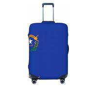 CNTDBU Copertura elastica per valigie con bandiera del Nevada, protezione elastica per bagagli da viaggio, resistente ai graffi, adatta alla maggior parte delle valigie, Nero , S, boemo