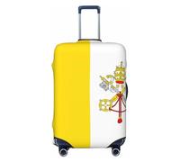 CNTDBU Copertura elastica per valigie con bandiera del Vaticano, protezione per bagagli da viaggio, resistente ai graffi, adatta alla maggior parte delle valigie, Nero , S, boemo