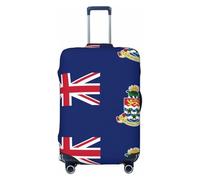 CNTDBU Copertura elastica per valigie con bandiera delle Isole Cayman, protezione per bagagli da viaggio, resistente ai graffi, adatta alla maggior parte delle valigie, Nero , M, boemo