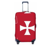 CNTDBU Copertura elastica per valigie con bandiera delle Isole Wallis e Futuna, protezione per bagagli da viaggio, resistente ai graffi, adatta alla maggior parte delle valigie, Nero , M, boemo