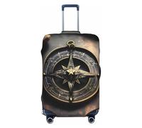 CNTDBU Copertura elastica per valigie con disegno magico delle rune norrene, protezione per bagagli da viaggio, resistente ai graffi, adatta alla maggior parte delle valigie, Nero , M, boemo