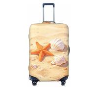 CNTDBU Copertura elastica per valigie con stella marina, protezione per bagagli da viaggio, resistente ai graffi, adatta alla maggior parte delle valigie, Nero , XL, boemo