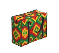 CNTDBU Diamond Heavy Duty Shopping Tote Bag - Borsa della spesa riutilizzabile impermeabile con cerniera, borsa pieghevole per viaggi e picnic