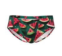 CNTDBU Dream Watermelon - Slip da uomo a triangolo, morbidi, elasticizzati, traspiranti, con custodia, senza etichette, traspirante, per l'uso quotidiano, Nero , M
