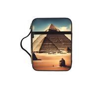 CNTDBU Dreaming Of The Pyramids of Khufu - Borsa a secchiello con manici per studio biblico, impermeabile, organizer per viaggi in chiesa, portapenne, tasca per tablet