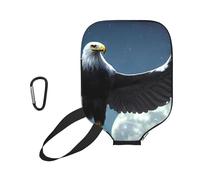 CNTDBU Eagle Under the Stars - Custodia per pagaia in neoprene con tasca a rete, moschettone per borsa da palestra
