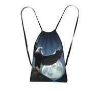 CNTDBU Eagle under the stars - Zaino pieghevole con coulisse, leggero, pieghevole, riutilizzabile, per viaggi, campeggio, palestra