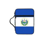 CNTDBU El Salvador - Borsa a secchiello con manici, impermeabile, per viaggi in chiesa, portapenne, tablet, diario