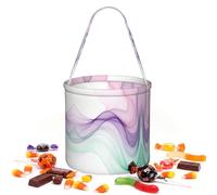 CNTDBU Energy Ripple Halloween Storage Bag-Borsa rotonda per il partito | Tessuto twill leggero riutilizzabile contiene bomboniere essenziali per uso festa
