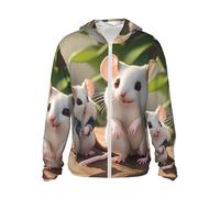 CNTDBU Felpa con cappuccio con protezione solare per mamma e bambino, leggera, traspirante, per uomo e donna, giacca UV per escursionismo, corsa, viaggi, Nero , Taglia unica