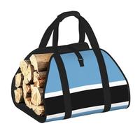 CNTDBU Flag of Botswana - Borsa per legna da ardere in tela resistente, impermeabile, con manici imbottiti