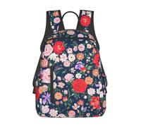 CNTDBU Floral Explosion - Zaino casual leggero, grande capacità