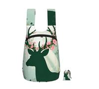 CNTDBU Flower Crown - Zaino pieghevole da 16 l, leggero, per viaggi, impermeabile, con cerniera, per uomo e donna