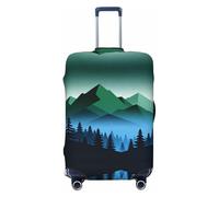CNTDBU Foreste e montagne, copertura elastica per valigie, protezione per bagagli da viaggio, resistente ai graffi, adatta alla maggior parte delle valigie, Nero , S, boemo