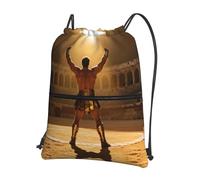 CNTDBU Gladiator Victory Pose - Zaino con chiusura lampo, impermeabile, leggero, per palestra, sport, viaggi, escursioni