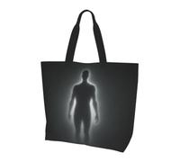 CNTDBU Grande borsa per la spesa a forma di vetro gelo da donna, leggera, resistente all'acqua, per lavoro, viaggi, uso quotidiano