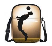 CNTDBU Header Jump Action Piccola borsa a tracolla - Borsa leggera con zip da donna, borsa a tracolla casual impermeabile per portafoglio da viaggio per telefono