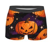 CNTDBU Lantern, boxer da uomo con tasca per il contorno, biancheria intima morbida elasticizzata traspirante, senza etichetta in vita, traspirante, traspirante, Nero , L