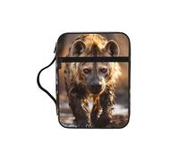 CNTDBU Lone Hyena - Borsa tote con manici, impermeabile, organizer per viaggi in chiesa, portapenne, tablet, diario