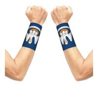 CNTDBU Louisiana State Flag - Manicotto da polso traspirante, a compressione, per palestra, fascia elastica per il fitness, confezione da 2