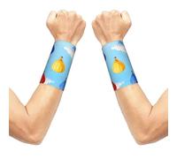 CNTDBU Manicotto da polso a forma di mongolfiera, confezione da 2, supporto traspirante a compressione per palestra, fascia elastica per il polso per fitness