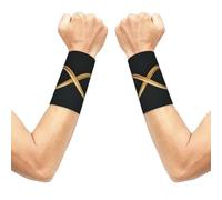 CNTDBU Manicotto piatto Infinity Sign, confezione da 2, traspirante, supporto a compressione per palestra, fascia elastica per il fitness
