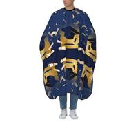 CNTDBU Mantella da parrucchiere per adulti, mantella da barbiere per uomini e donne, impermeabile, per parrucchieri, antistatica