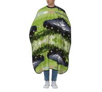 CNTDBU Mantella da taglio per capelli con borchie da calcio per adulti-mantella da barbiere per uomini e donne, mantella impermeabile per parrucchieri, abito da parrucchiere antistatico