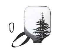 CNTDBU Moon Pine Tree - Custodia per pagaia in neoprene con tasca a rete, moschettone per borsa da palestra
