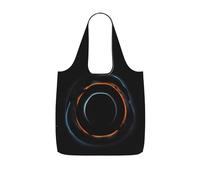 CNTDBU Mysterious Cosmic Black Holes - Borsa per la spesa, leggera, riutilizzabile, per generi alimentari, zaino da viaggio con coulisse, per lavoro e palestra