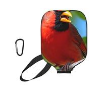 CNTDBU North American Cardinal Pickleball Paddle Cover-Neoprene Paddle Case con Mesh Pocket Moschettone per Borsa Palestra
