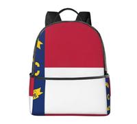 CNTDBU North Carolina State Flag - Zaino da viaggio leggero con custodia per laptop