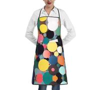 CNTDBU PaAbstract - Grembiule da cucina impermeabile per uomo e donna, resistente alle macchie, con tasca profonda, regolabile, resistente, per cottura al forno