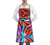 CNTDBU PaAnimal - Grembiule da cucina impermeabile a righe per uomini e donne, resistente alle macchie, con tasca profonda, regolabile, resistente, grembiule da chef per cottura