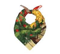 CNTDBU Pine Fall Silky Bandana 22x22-multifunzionale sciarpa quadrata per donne uomini sciarpa per capelli avvolgere il collo sciarpa